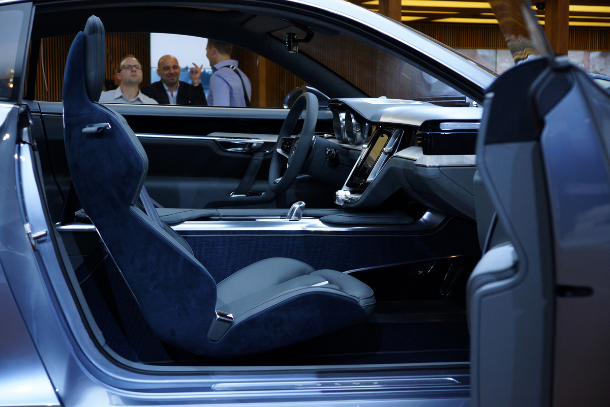 Volvo Coupe concept interior at the Frankfurt motor show