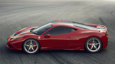 Ferrari 458 Speciale side profile