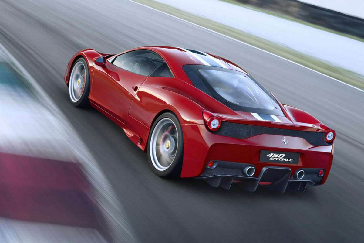 Ferrari 458 Speciale rear