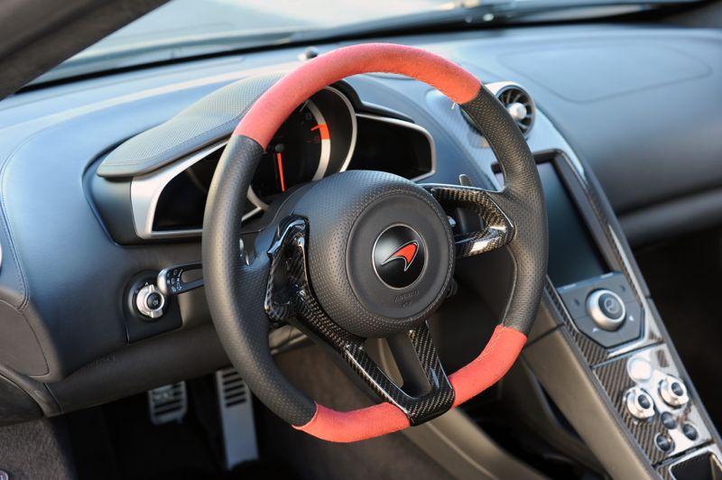 Hennessey McLaren 12C HPE700 interior steering wheel