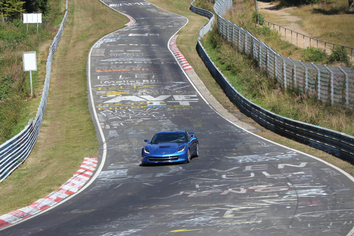 Corvette Stingray Nurburgring test