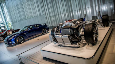 Nissan GT-R cutaway model