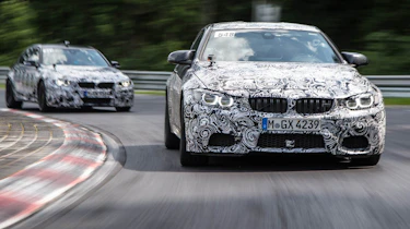 New BMW M3 and M4: prototypes Nurburgring