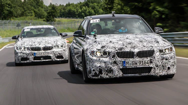 New BMW M3 and M4: Nurburgring testing