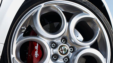Alfa Romeo 4C pepperpot phone dial alloy wheel