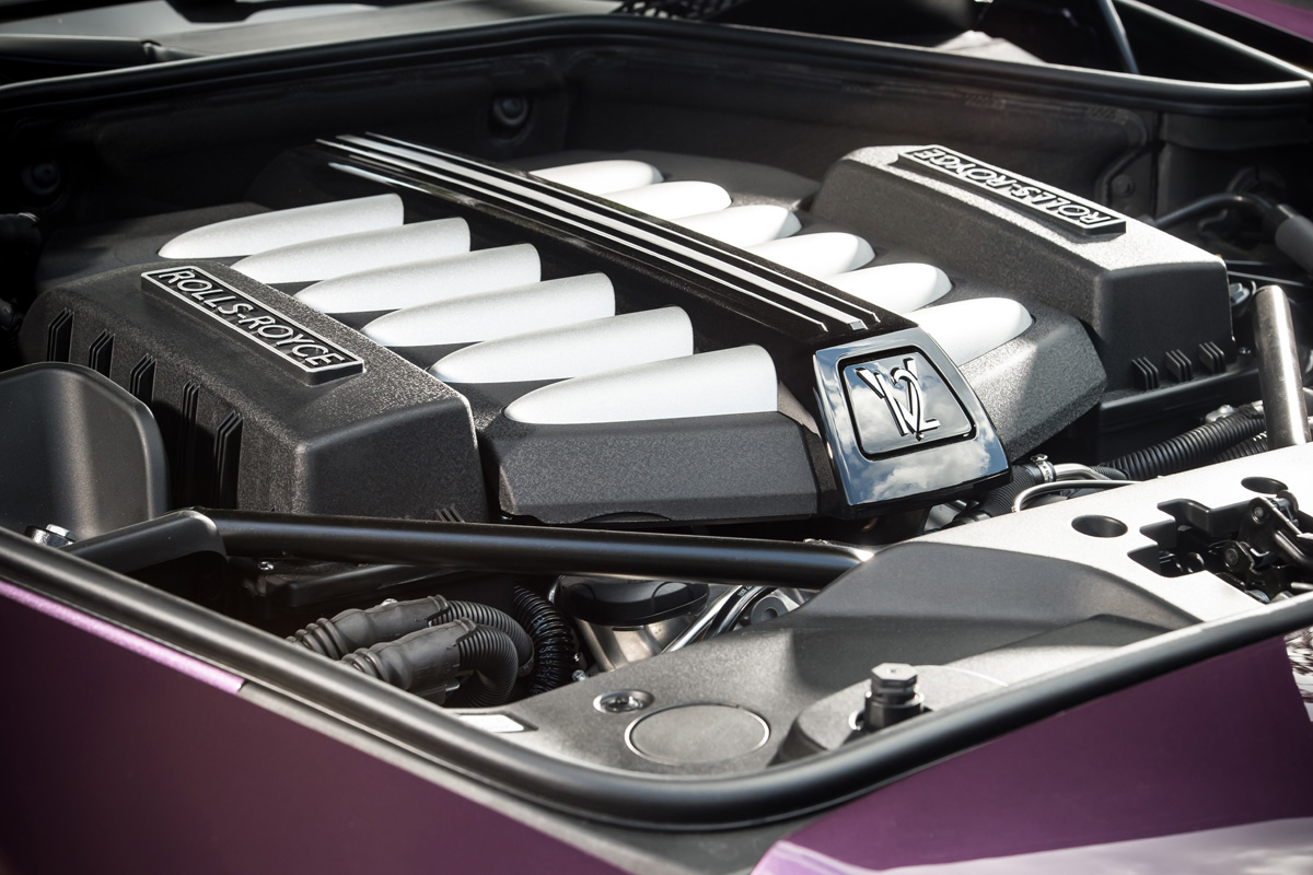 Rolls-Royce Wraith twin-turbo V12 engine