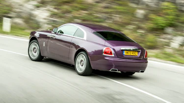 Rolls-Royce Wraith purple rear