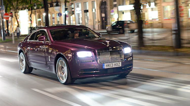 Rolls-Royce Wraith purple night