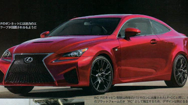 New Lexus RC-F coupe front