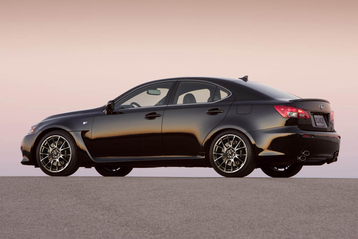New Lexus IS-F black rear