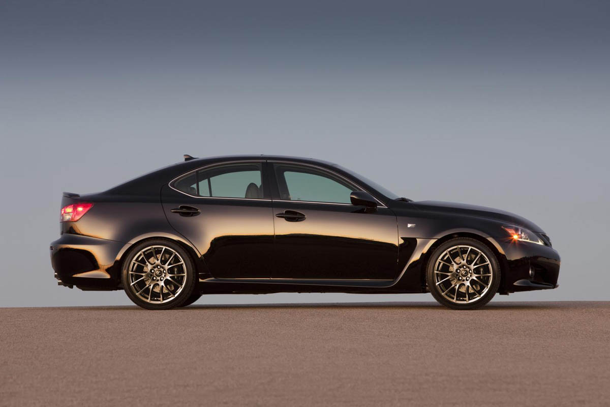 New Lexus IS-F side profile