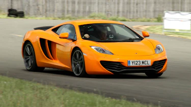 McLaren 12C on track front