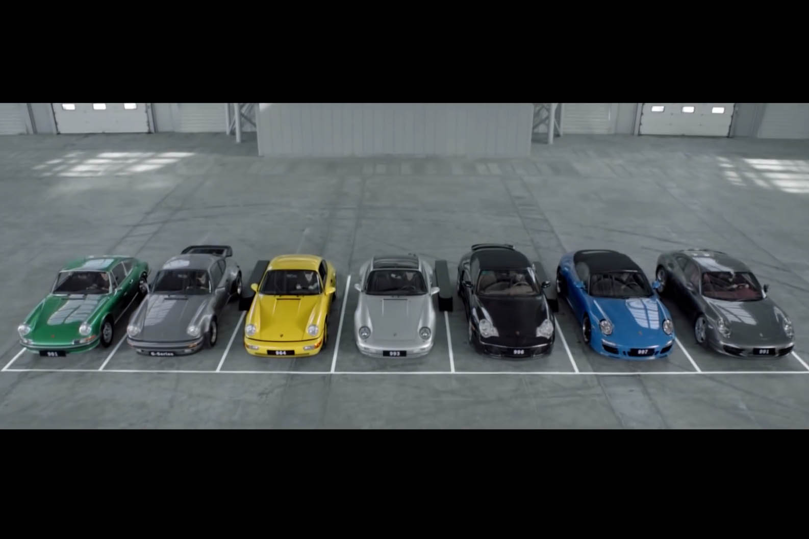 Porsche 911 50th birthday video