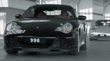 Porsche 911 50th birthday video black 996