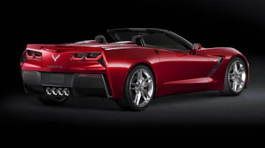 Corvette Stingray rear red convertible