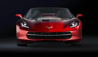 Corvette Stingray red convertible