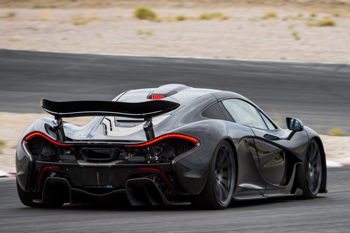 McLaren P1 track testing