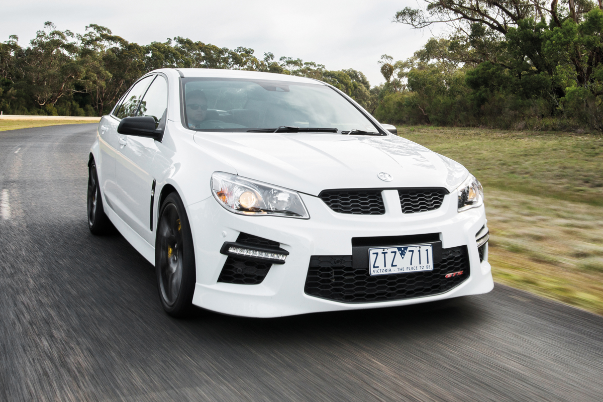 Vauxhall VXR8 GTS white front