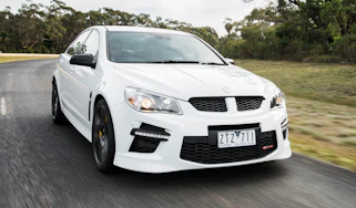 Vauxhall VXR8 GTS white front