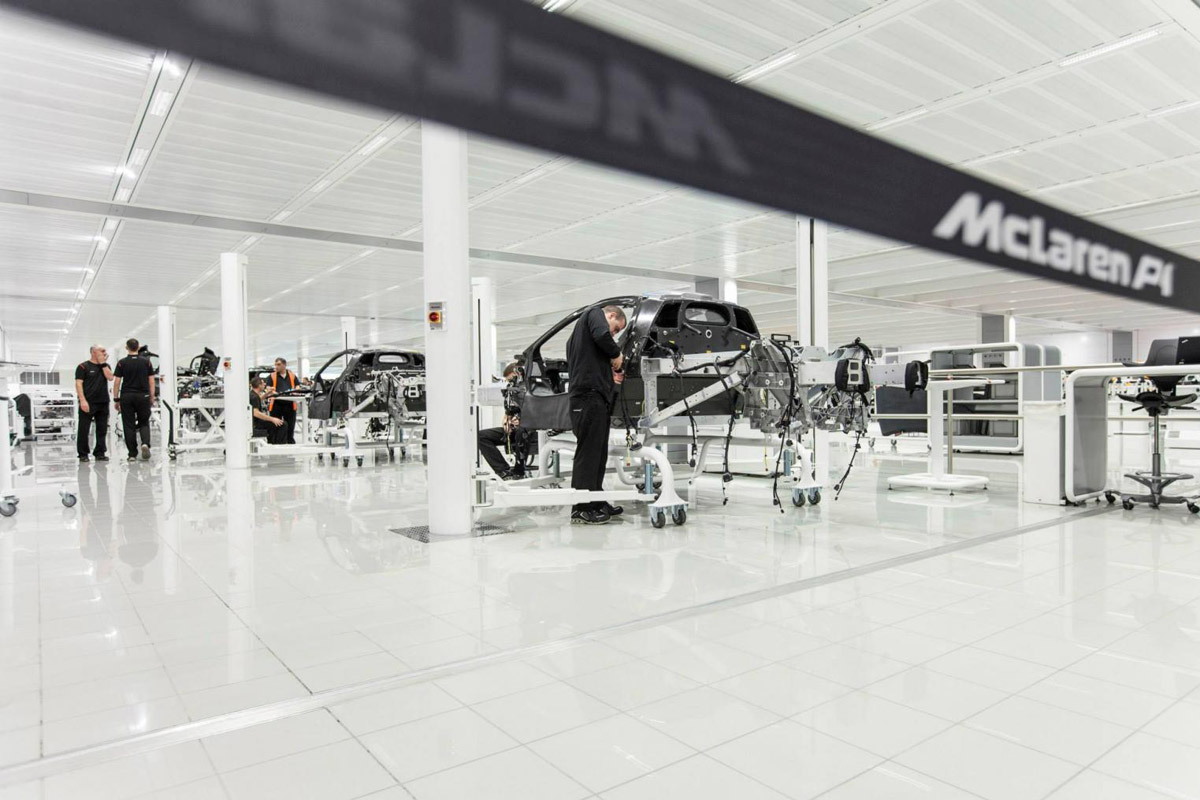 McLaren P1 production started