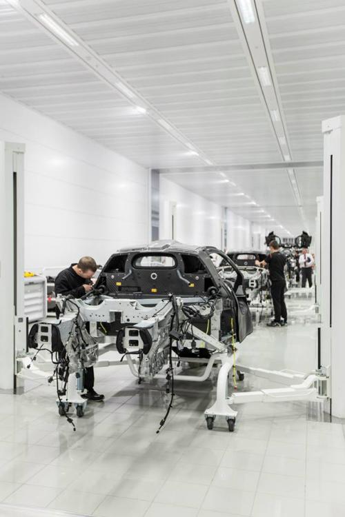 McLaren P1 production started