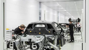 McLaren P1 production started