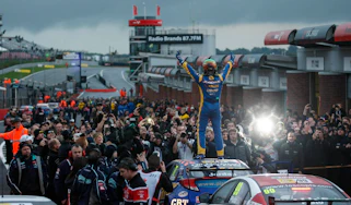 British Touring Cars 2013 champion Andrew Jordan Brands Hatch