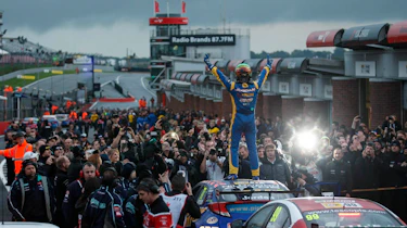 British Touring Cars 2013 champion Andrew Jordan Brands Hatch