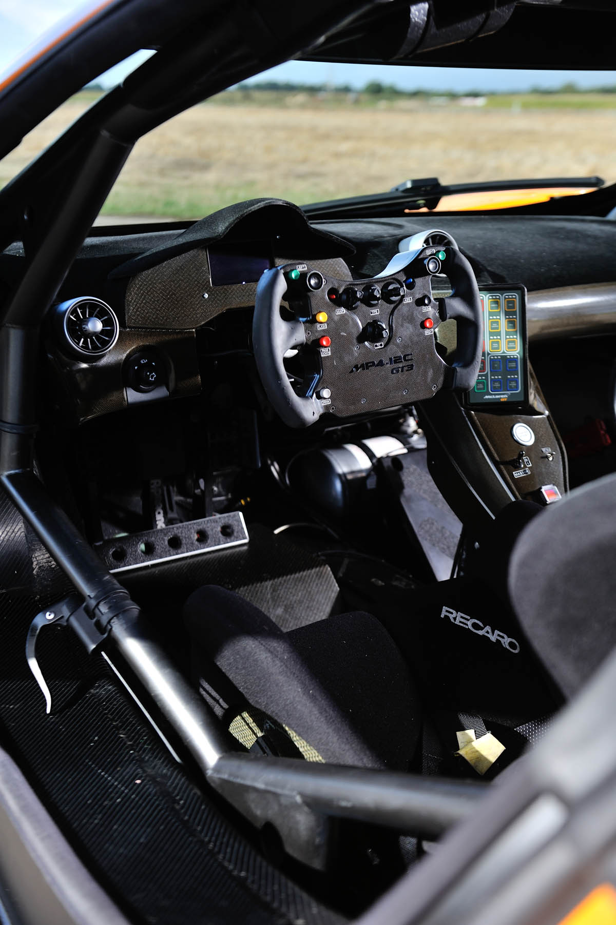 McLaren 12C Can-Am interior