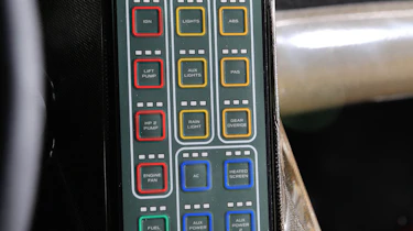 McLaren 12C Can-Am interior controls buttons