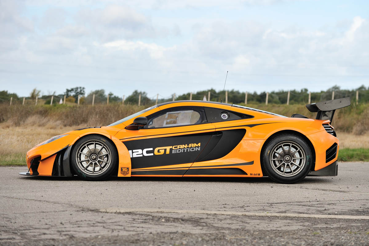 McLaren 12C Can-Am side profile door decals