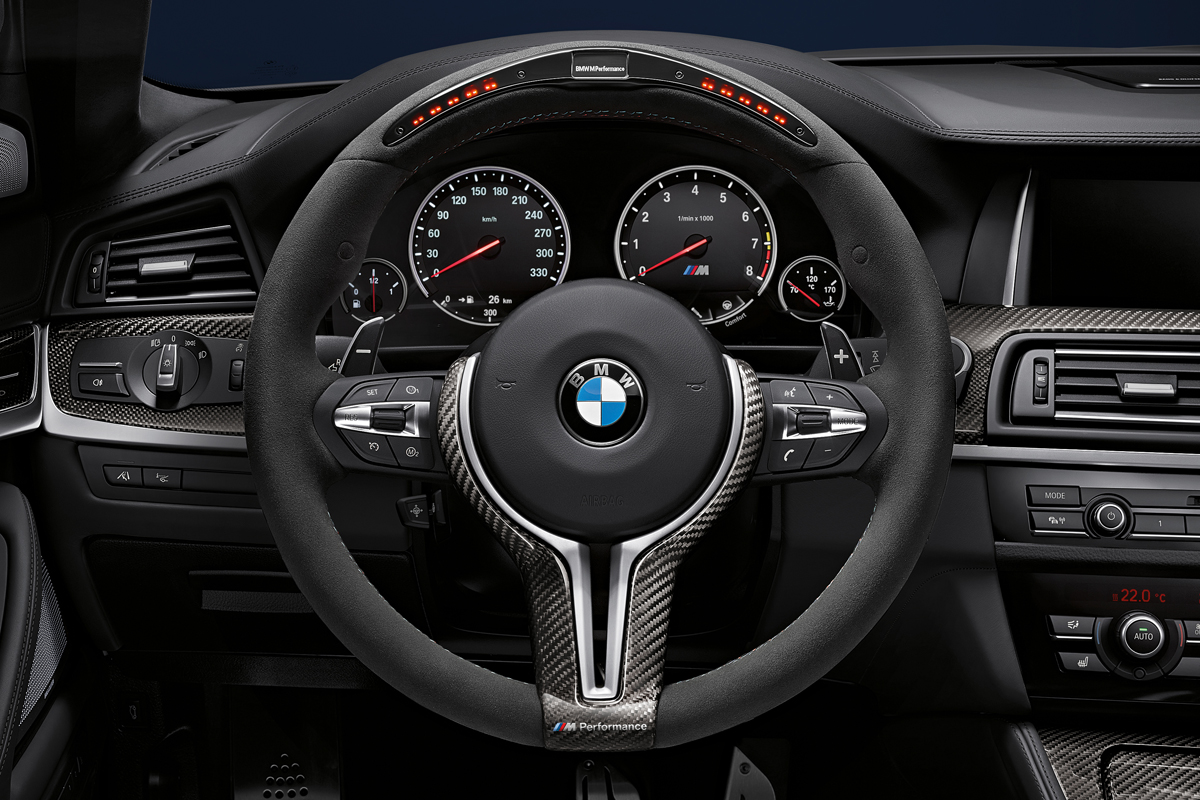 BMW M5 steering wheel upgrade