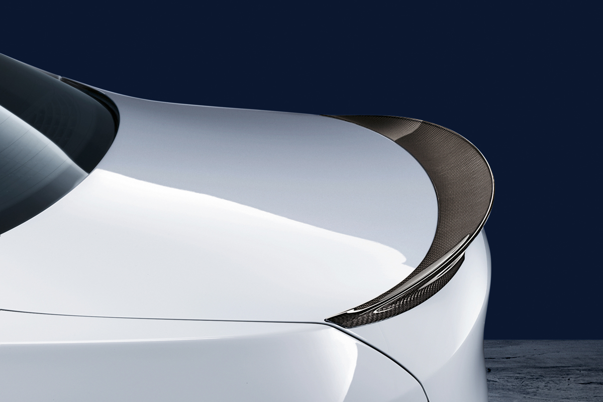 BMW M5 carbon fibre spoiler