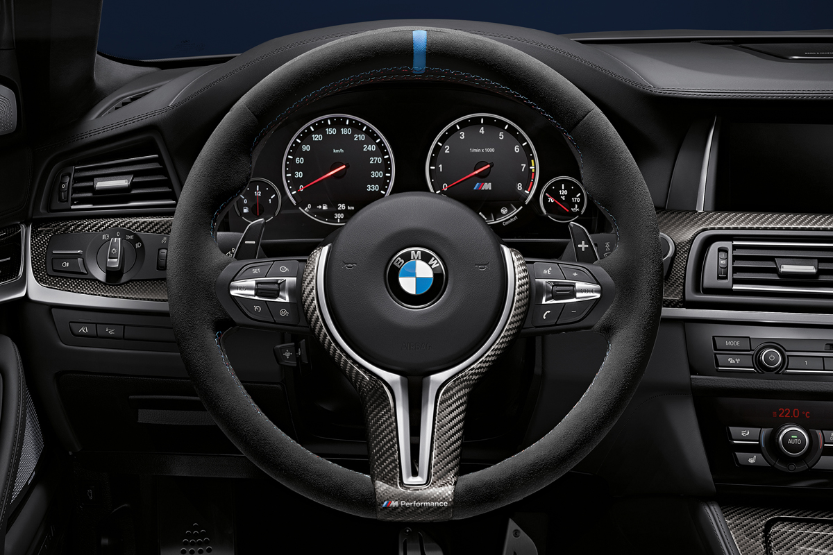 BMW M6 steering wheel upgrade