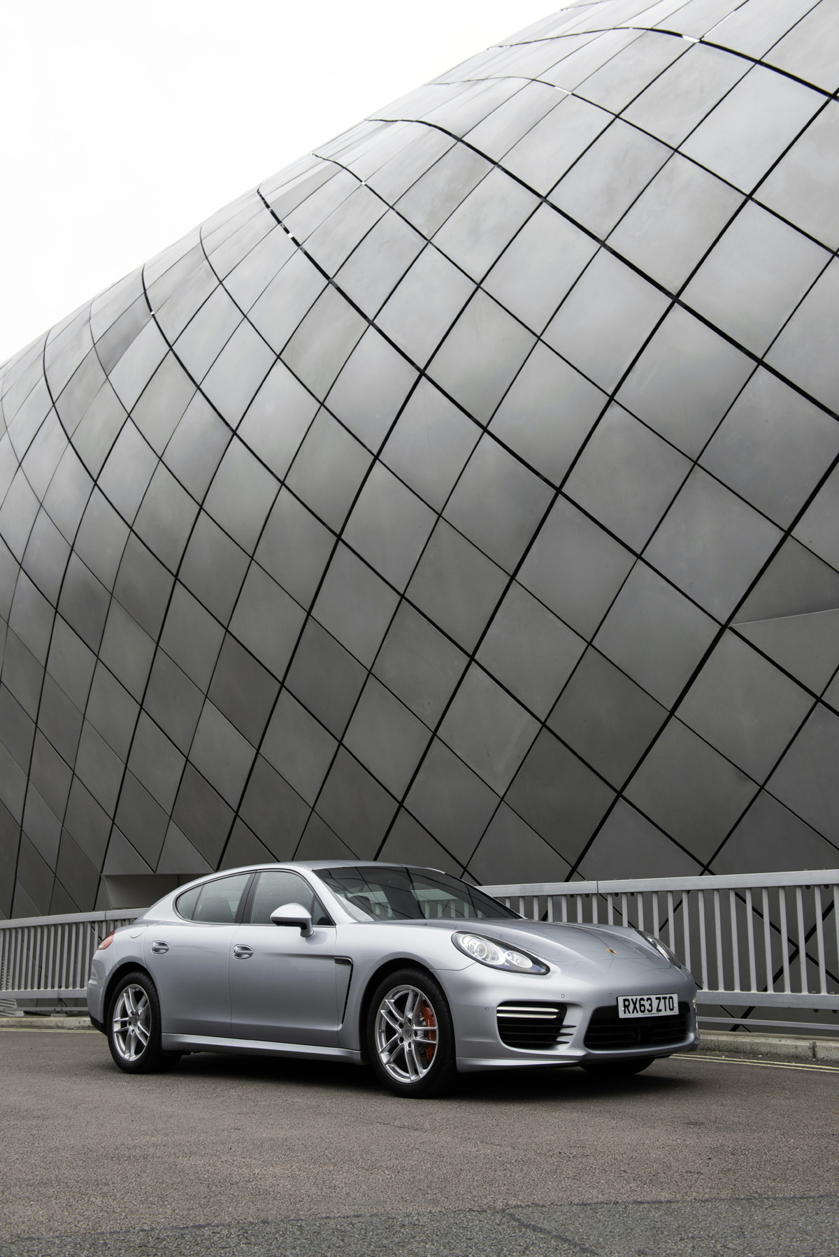 New Porsche Panamera Turbo silver