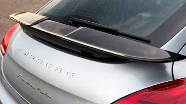 New Porsche Panamera Turbo folding rear spoiler