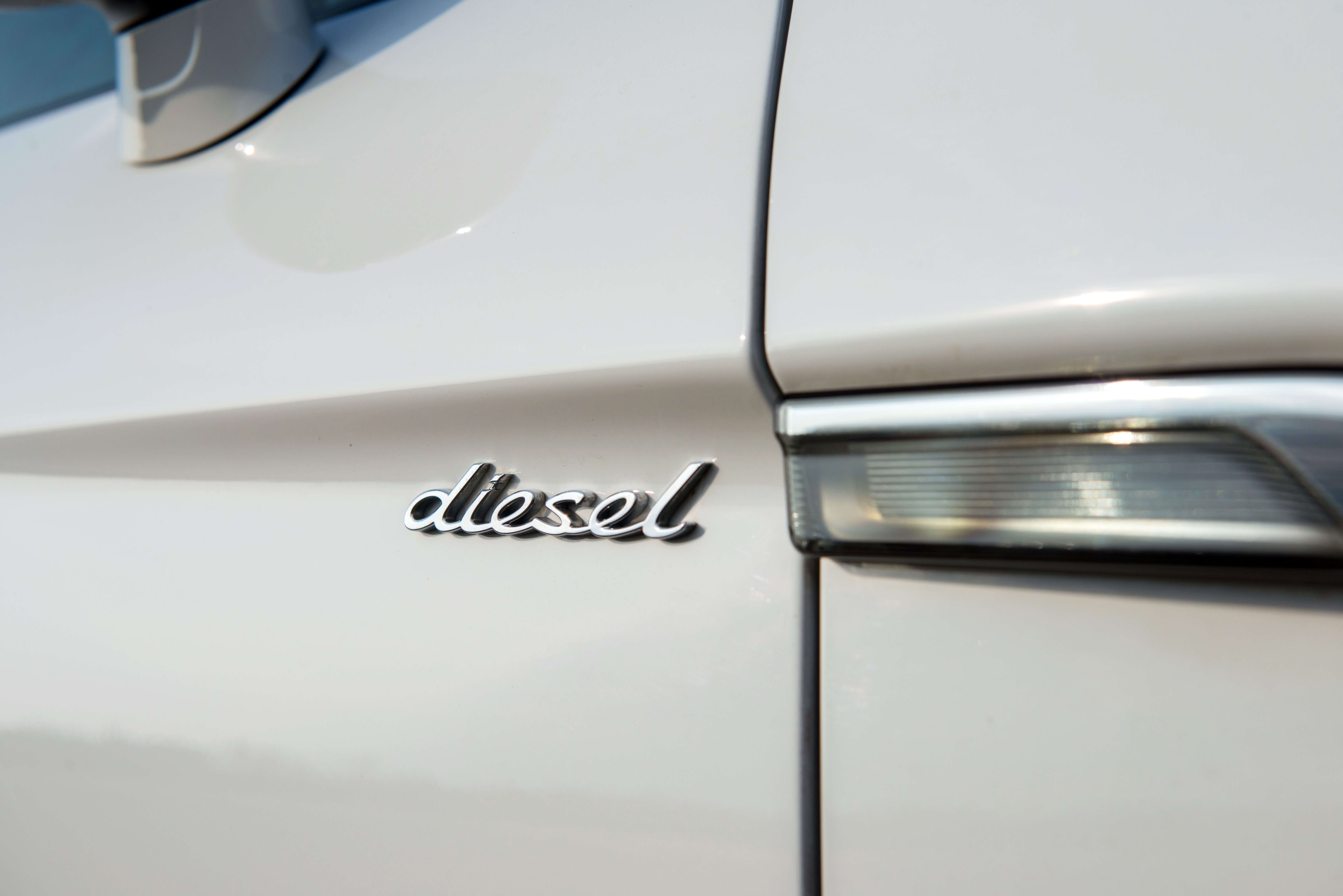 Porsche Panamera Diesel badge