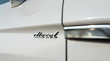 Porsche Panamera Diesel badge