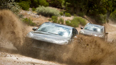 Porsche Macan SUV off roading