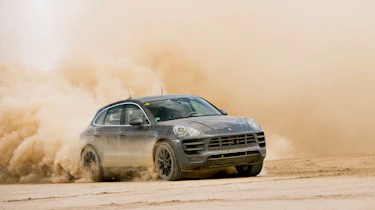 Porsche Macan SUV off roading