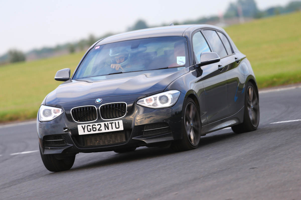 BMW M135i on track