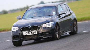 BMW M135i on track