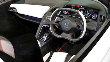 Honda S660 sports car concept interior steering wheel
