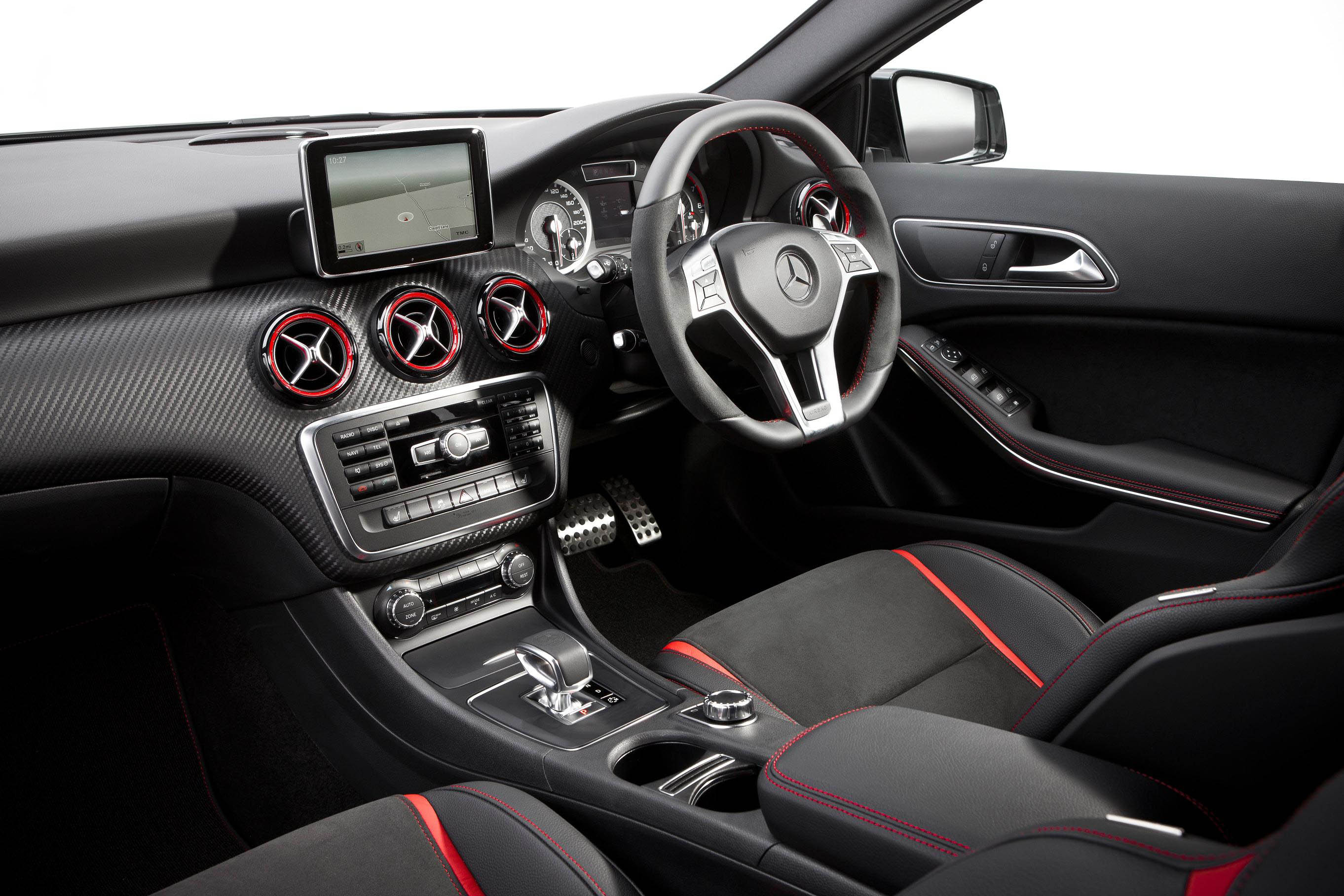 Mercedes A45 AMG interior dashboard