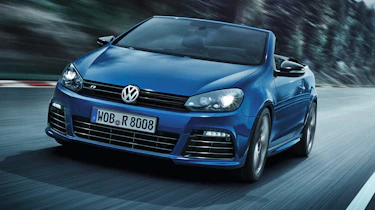 VW Golf R Cabriolet blue