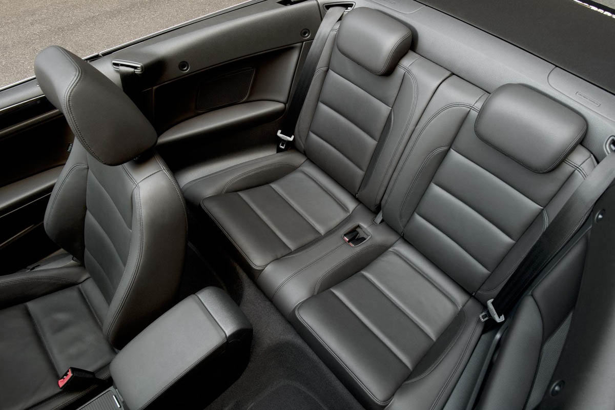 VW Golf Cabriolet rear seat space