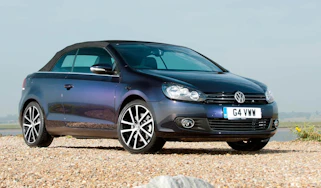 VW Golf Cabriolet roof up