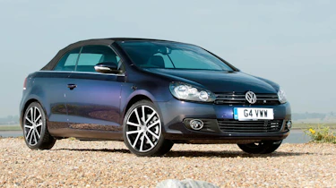 VW Golf Cabriolet roof up