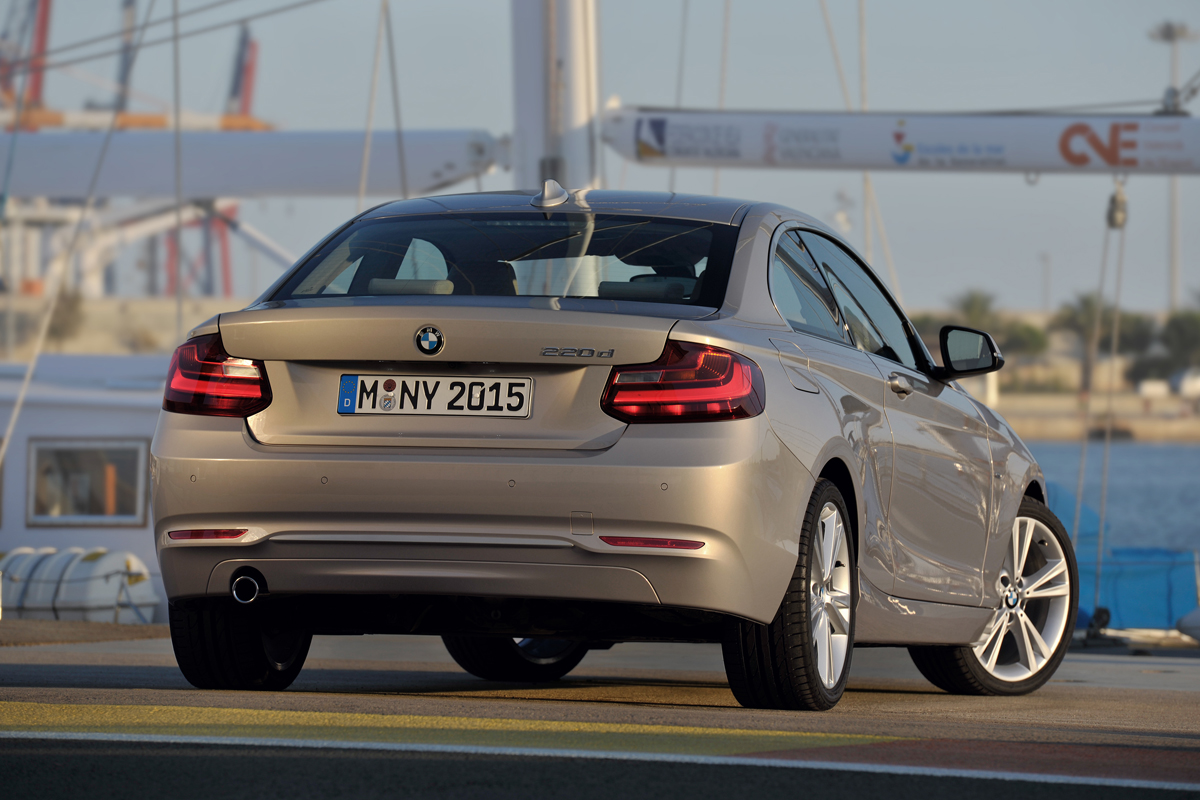 BMW 220d rear