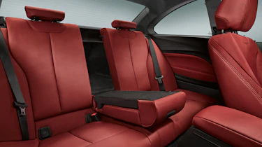 BMW 2-series coupe rear seats